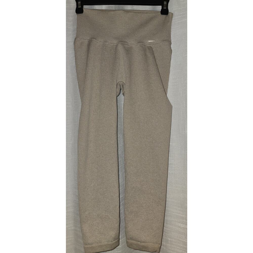 Lilias Active Workout Leggings Womens Size Medium The Ribbed Knit Collection